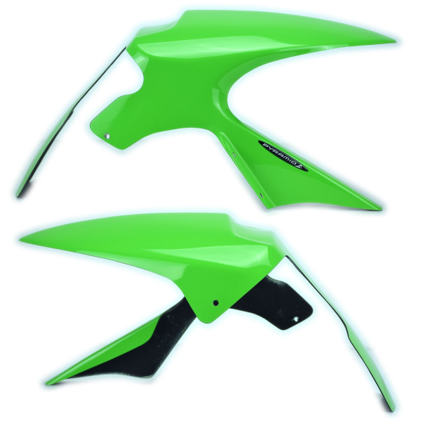 Pyramid Plastics Pyramid hugger | gloss green | kawasaki ninja zx-6r 2007>2009